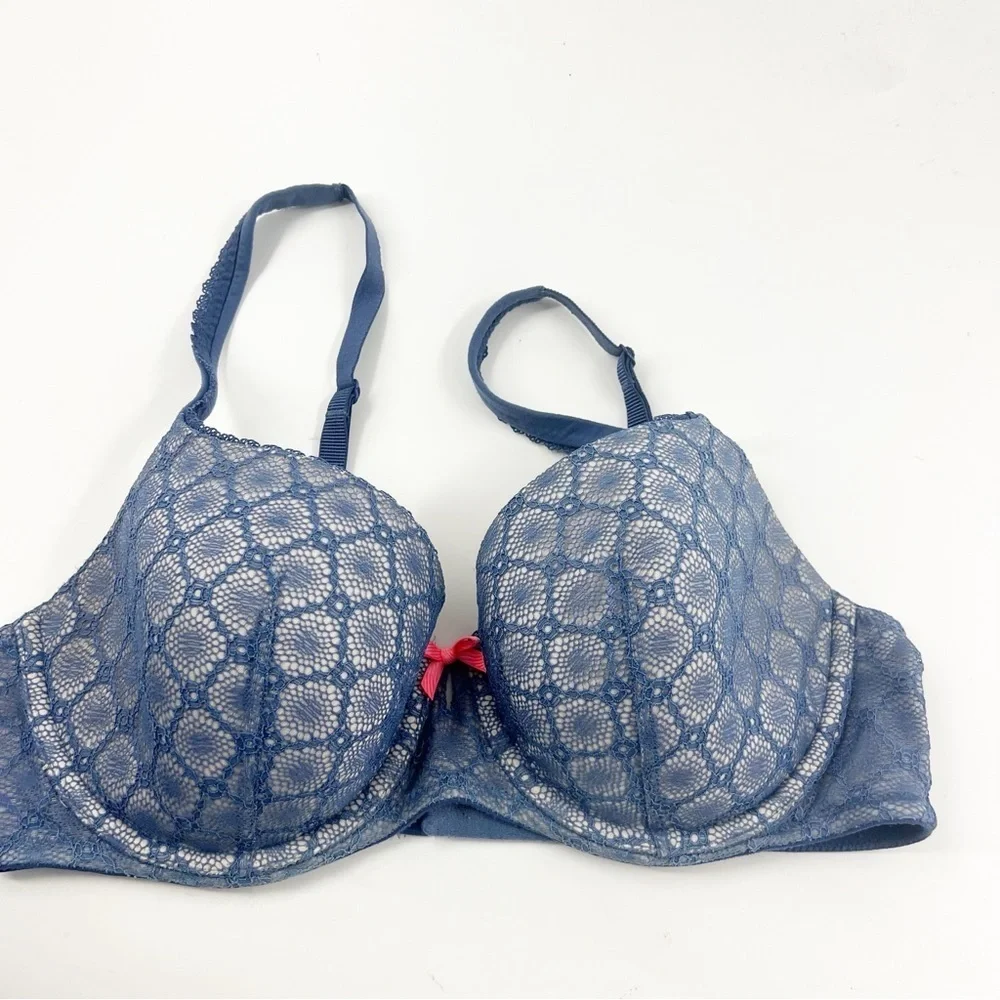 ✅ Victoria's‎ Secret BBV Lined DEMI Perfect Coverage Bra SIZE 34DD